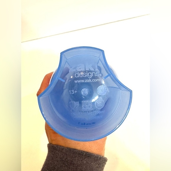 ZAK 27oz. Blue Everyday Smiles Mixer Bottle Mind Body Spirit Use, Reuse, Repeat - Picture 3 of 6